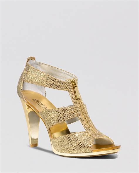 michael kors diana open toe high heel shoes|Michael Kors pumps.